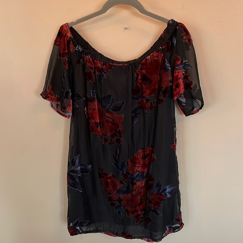 As U Wish ff the shoulder short dress